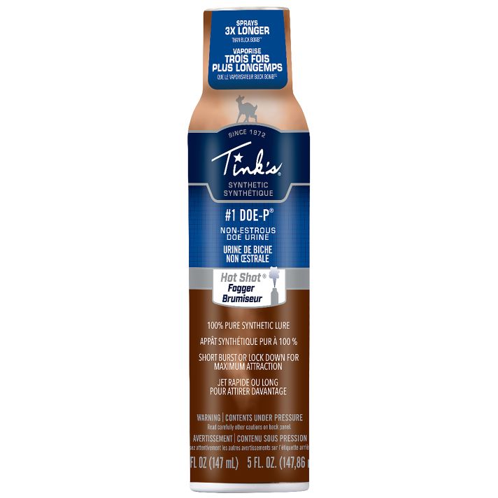 Tinks W5272BL #1 Doe-P Synthetic Deer Attractant Doe Urine Scent 5 oz Aerosol