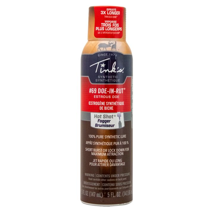 Tinks W5271 BL #69 Fogger Deer Attractant Doe In Estrus Scent 5 oz Aerosol