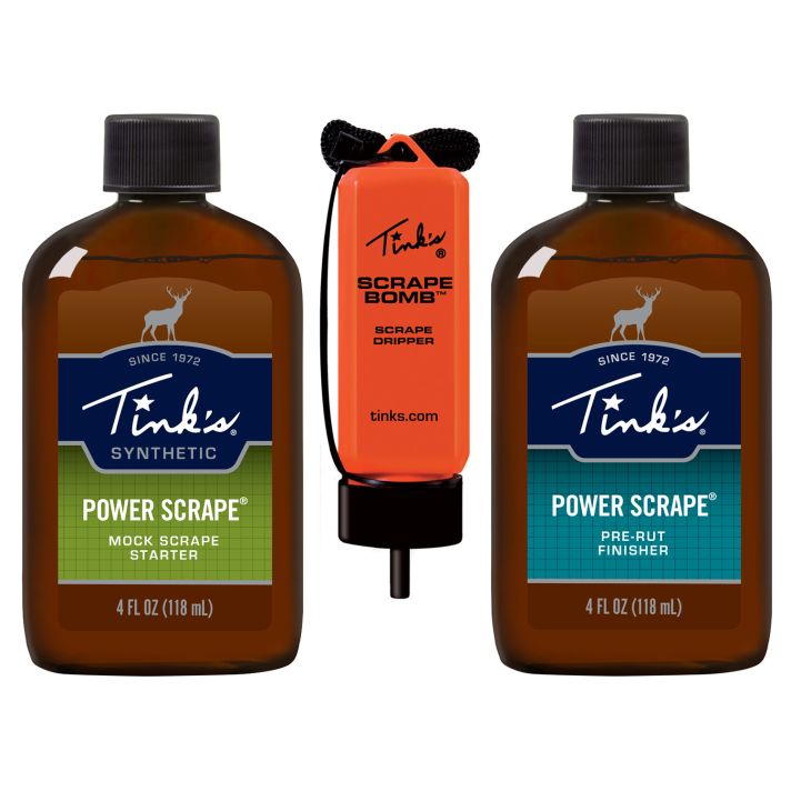 Tinks W5226 Power Scrape All-Season Deer Attractant Pre-Rut Finisher Scent Mock Scrape Starter Scent 4 oz Dripper