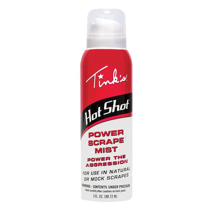 Tinks W5336 Hot Shot Power Scrape Deer Mock Scrape Scent 3 oz Aerosol