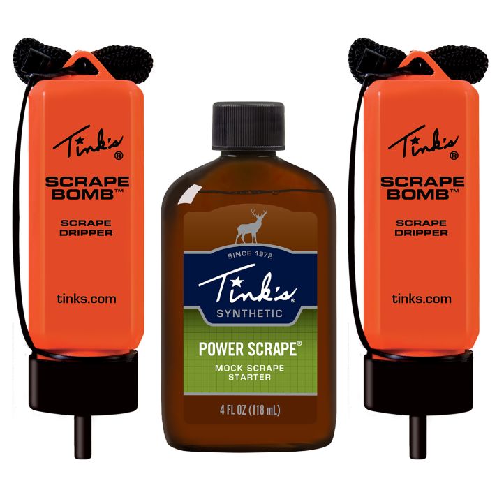 Tinks W5945 Power Scrape Value Pack Deer Attractant Mock Scrape Scent 4 oz Dripper 2 pk