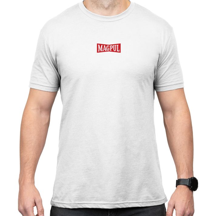 Magpul MAG1270100S Hot & FreshWhite Cotton Short Sleeve Small