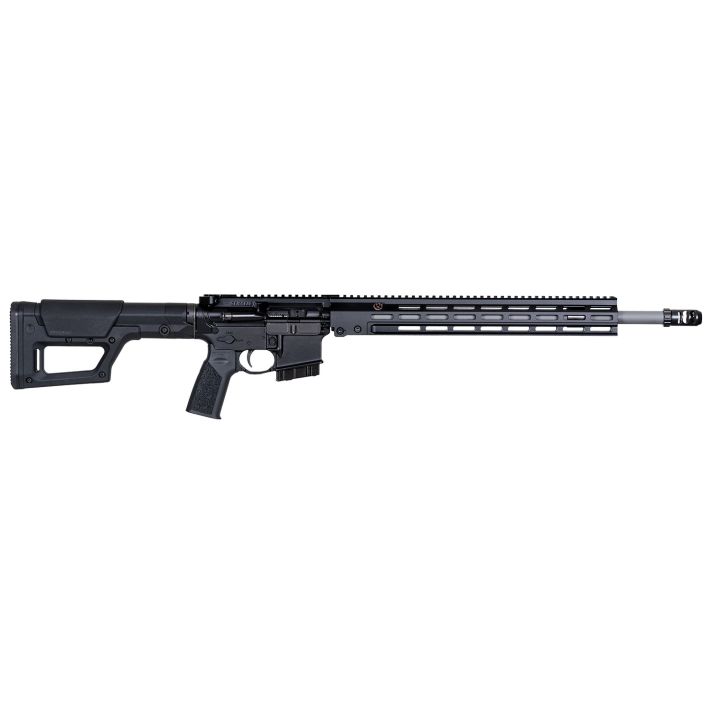 Geissele Automatics 08379LB GFR Stratomatch 6mm ARC 5+1 20", Black, Magpul PRS Lite Stock, OEM Polymer Grip, Muzzle Brake, 15" M-LOK Handgaurd, Ambi Safety
