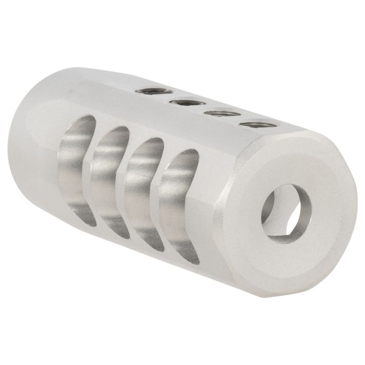 Christensen Arms 8100001702 Side-BaffleNatural Titanium, 5/8"-24 tpi Threads, 338 Cal (.920" D Bull barrel)