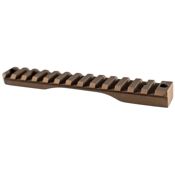 Christensen Arms 8100001204 Scope BaseBurnt Bronze Cerakote Aluminum Fits Remington 700 Short Action 0 MOA