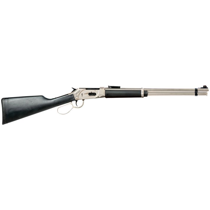 Gforce Arms GFLVR20SS SaddlehornFull Size 410 Gauge Lever 2.50" 7+1 20" Stainless Steel Barrel, Stainless Aluminum Receiver, Fixed Black Synthetic Stock, Right Hand