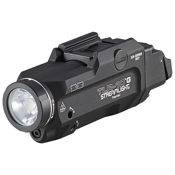 Streamlight 69473 TLR-10 G Gun Light with Green LaserBlack Anodized 1,000 Lumens White LED