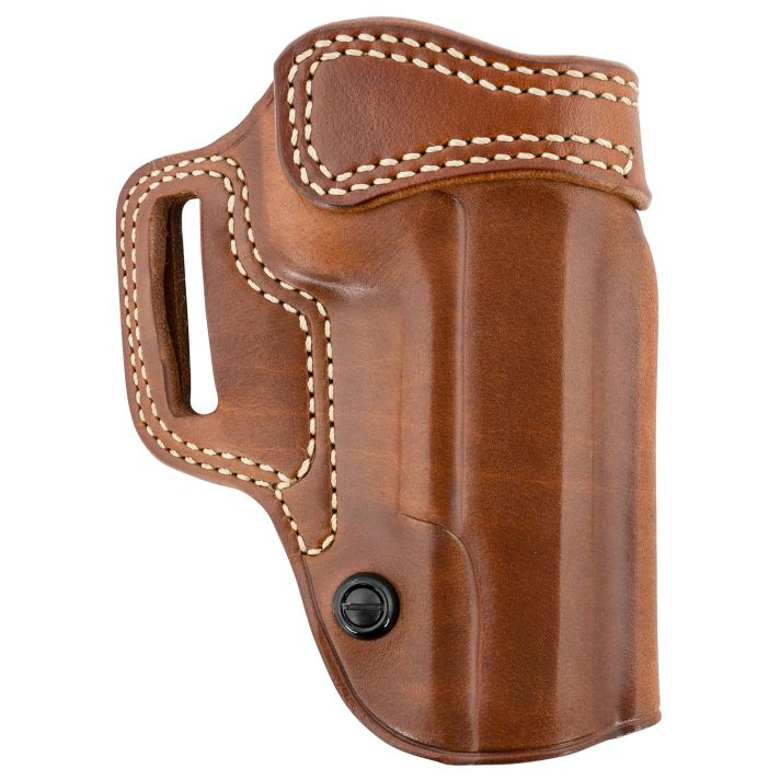 Galco AV212R AvengerOWB Tan Leather Belt Slide Fits 1911 5" w/wo Red Dot Right Hand