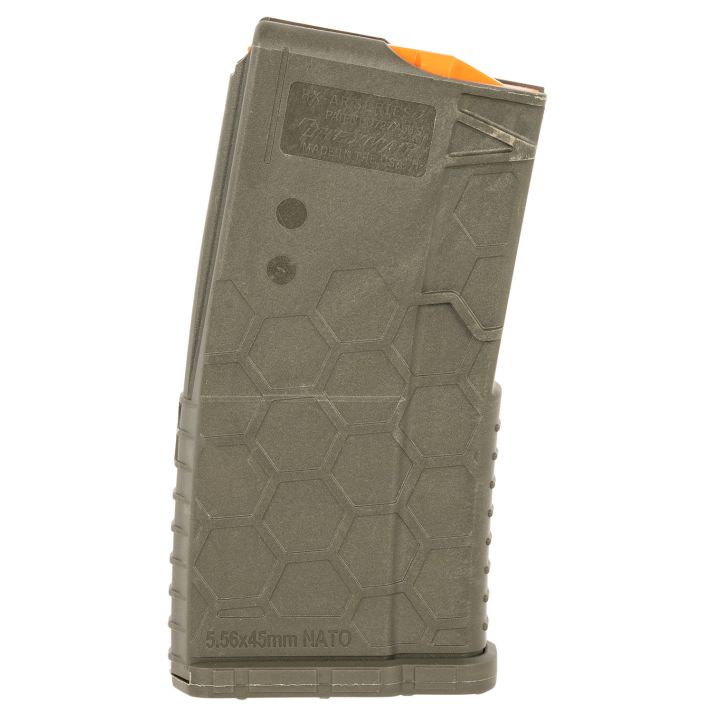 Hexmag HX1020AR15ODG ShortyOD Green Polymer 10rd 5.56x45mm NATO for AR-15