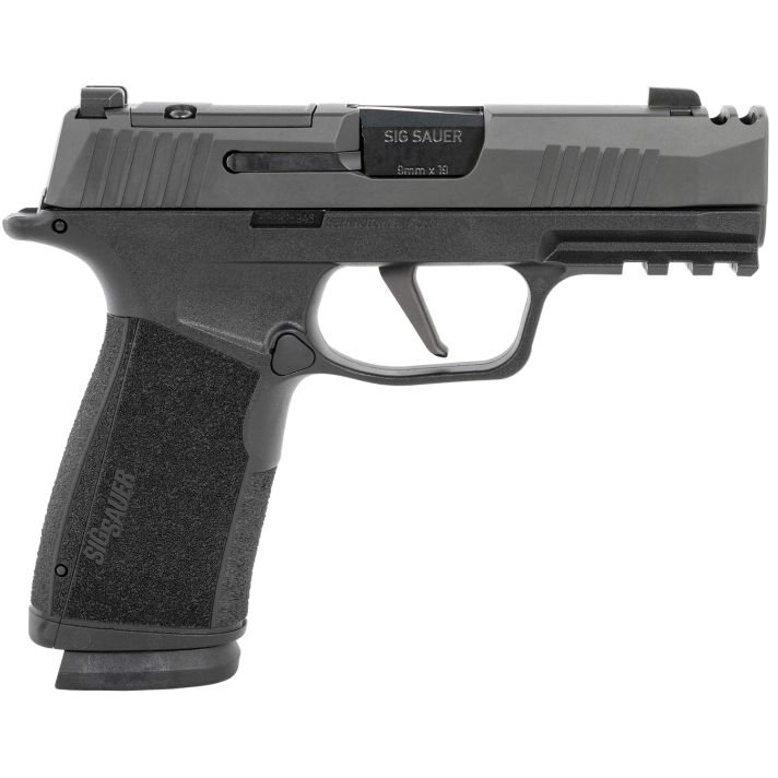 Sig Sauer 365XCA-9-COMP P365-XMACRO9mm Luger 3.10" 17+1, Black, Steel Slide with Optic Cuts & Integrated Compensator, XRAY Sights