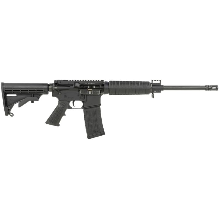Rock River Arms BLK1850 LAR-15M CAR A4 300 Blackout 30+1 16", Black, R4 Handguard, Tactical Carbine Stock, Overmolded A2 Grip, Railed Gas Block