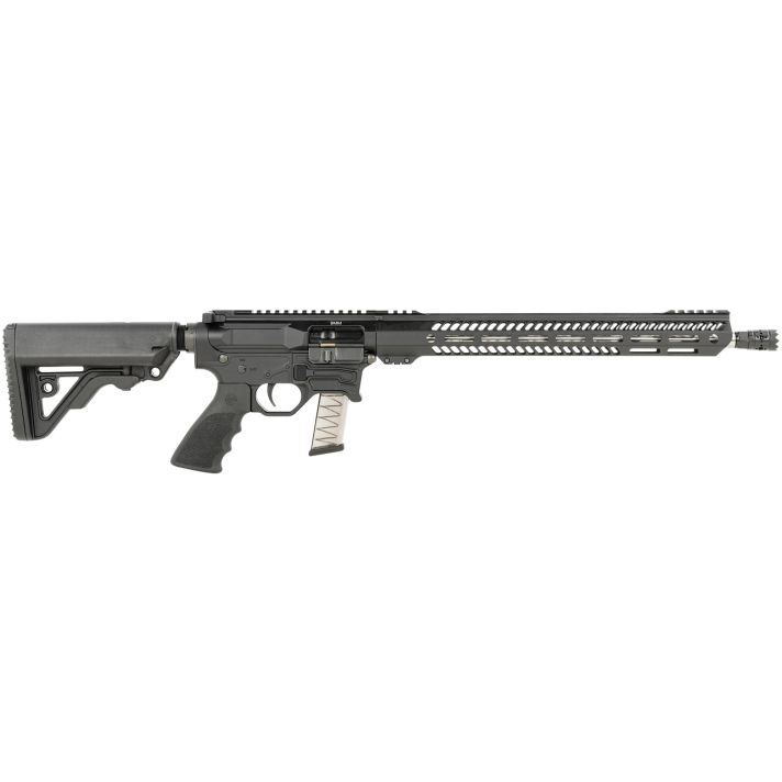 Rock River Arms BT91700V1 LAR-BT9G R9 Competition 9mm Luger 16" Stainless, Black, RRA NSP-2 Stock & Hogue Grip