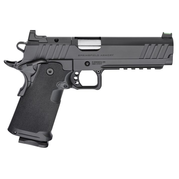 Springfield Armory PH9119AOS Prodigy DS9mm Luger 20+1 5" Stainless Match Grade Bull Barrel, Black Cerakote Optic Cut/Serrated Carbon Steel Slide & Frame w/Beavertail, Black Polymer Grip, Right Hand