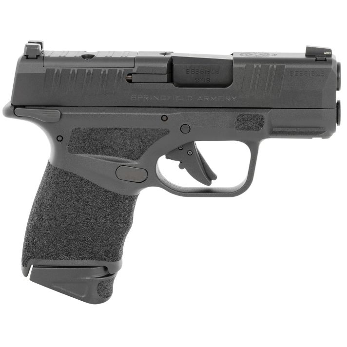 Springfield Armory HC9319BOSPMSLC Hellcat Micro-Compact OSP 9mm Luger 3" 10+1, Black, Polymer Frame, Serrated/Optic Cut Slide, Manual Safety