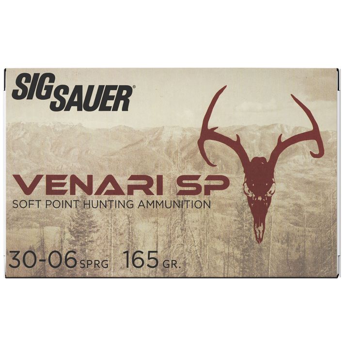 Sig Sauer V3006SP16520 Venari30-06Springfield 165gr Soft Point 20 Per Box/10 Case