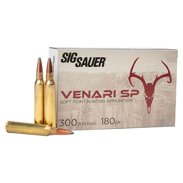 Sig Sauer V300WMSP18020 Venari300WinMag 180gr Soft Point 20 Per Box/10 Case