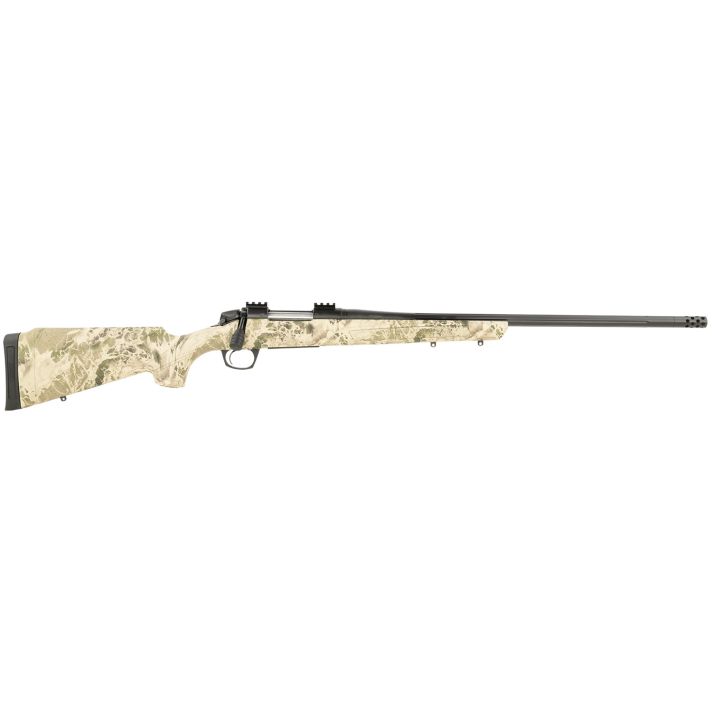 CVA CR3989 Cascade XT Full Size 6.5 PRC 4+1 24" Graphite Black Cerakote Steel Threaded Barrel, Realtree Hillside Adj w/Soft Touch Synthetic Stock