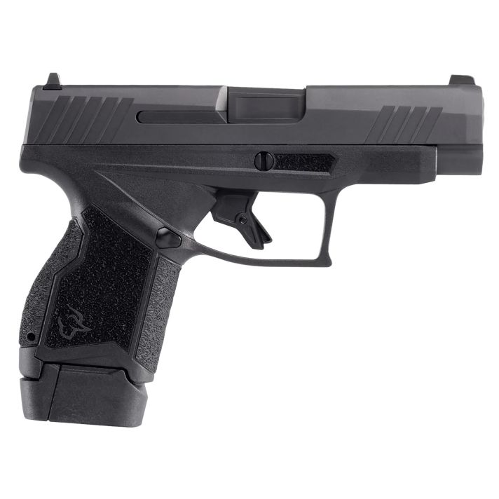 Taurus 1-GX4XL94141 GX4XLMicro-Compact Frame 9mm Luger 13+1 3.70" Black DLC Stainless Steel Barrel, Black Gas Nitride Serrated Alloy Steel Slide, Black Polymer Frame & Grip, Right Hand