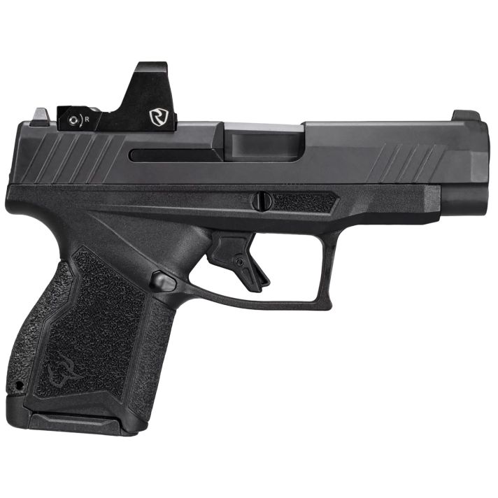 Taurus 1GX4XLP94110R GX4XL T.O.R.O. Micro-Compact Frame 9mm Luger 10+1 3.70" Black DLC Steel Barrel, Black Gas Nitride Optic Cut/Serrated Alloy Steel Slide, Black Polymer Frame & Grip, Right Hand