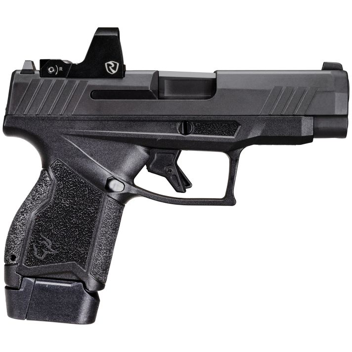 Taurus 1GX4XLP941R GX4XL9mm Luger 13+1/11+1 3.70", Black Steel T.O.R.O Optic Cut Slide, Polymer Grip, Interchangeable Backstrap, Riton Red Dot