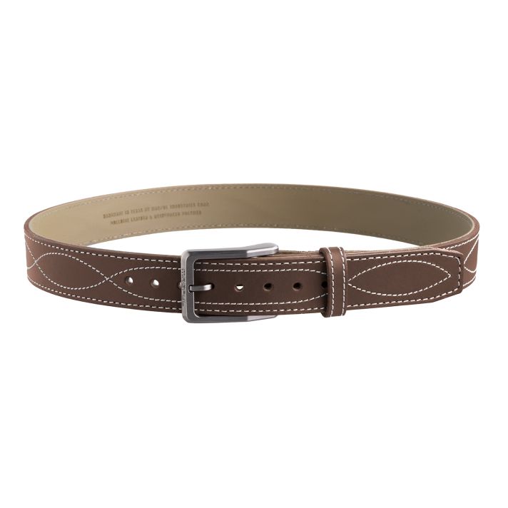 Magpul MAG127600132 Tejas EL Pistolero Chocolate Brown Bull Hide 32" 1.50" Wide Buckle Closure
