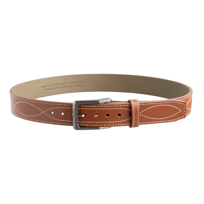Magpul MAG127621032 Tejas EL Pistolero Light Brown Bull Hide 32" 1.50" Wide Buckle Closure