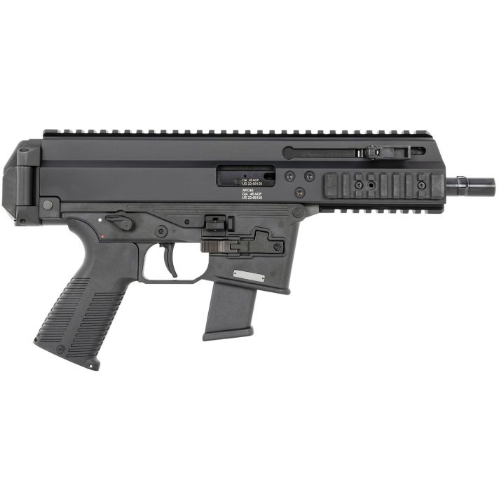 B&T Firearms 36044G APC Pro 45 ACP 15+1 6.80" Black Steel Barrel, M-LOK Handguards, Black Aluminum Picatinny Rail Receiver, Black Polymer Grips, Ambidextrous