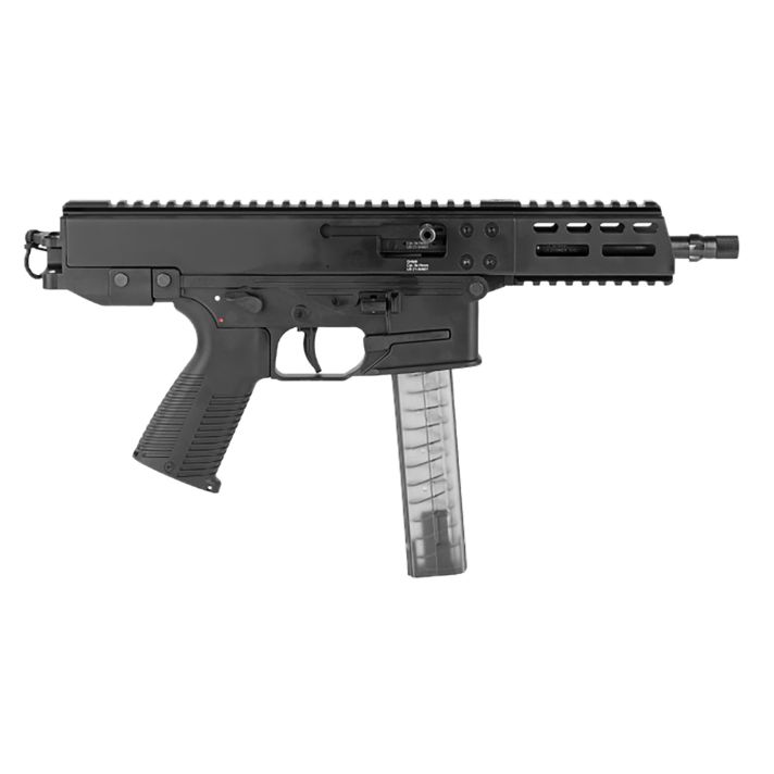 B&T Firearms 4500022 GHM9mm Luger 30+1 6.90" Black, Collapsible Stock, Black Polymer Grip, Ambi Controls (OEM Mag)