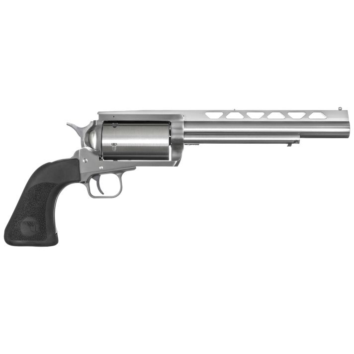 Magnum Research BFR45LC4106 BFRSAO 45 Colt (LC) or 410 Gauge, 7.50" Vent Rib Barrel, 6rd Cylinder, Brushed Stainless Steel, Black Hogue Rubber Grip