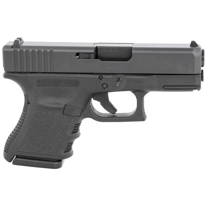 Glock UF2950201 G29 Short Frame 10mm Auto 3.78" Barrel 10+1, Black Frame & Slide, Finger Grooved Rough Textured Grip, Safe Action Trigger (US Made)