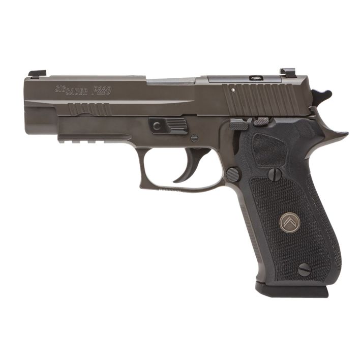 Sig Sauer 220R45LEGIONSAOR2 P220 Full Size Legion SAO 45 ACP 8+1 4.40", Gray Elite Cerakote, Picatinny Rail Frame, Romeo 1 Cut Slide, Black G10 Grip, X-Ray Sights