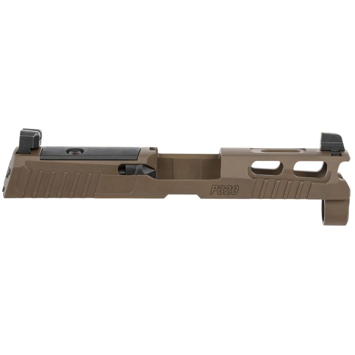 Sig Sauer 8900952 P320Sig P320 9mm Luger PVD Coyote Brown Stainless Steel XRAY3 Suppressor Sights Compatible With ROMEO1 PRO ROMEO2