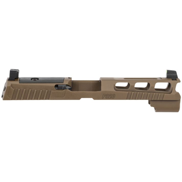 Sig Sauer 8900953 P320Sig P320 9mm Luger PVD Coyote Brown Stainless Steel Optic Ready Slide XRAY3 Suppressor Sights Compatible With ROMEO1 & ROMEO Pro