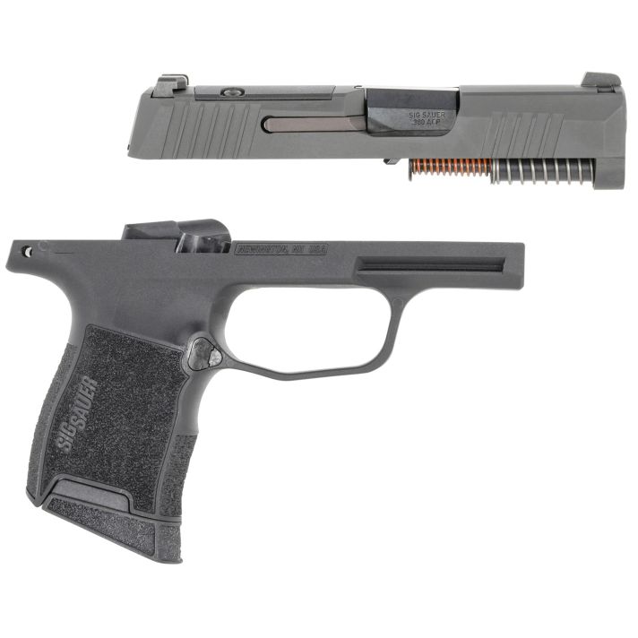 Sig Sauer 8900719 P365 Caliber Exchange Kit 380 ACP 3.10" 10+1 Black Nitride Slide Black Polymer Frame SigLite Night Sights for All Sig P365 Models