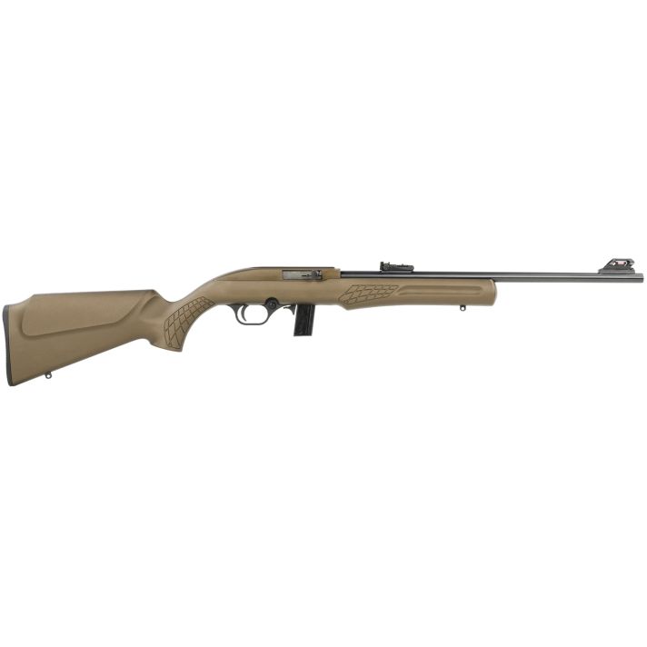 Rossi RS22L1811L RS22Semi-Auto 22 LR 10+1 18" Black Barrel, Bronze Monte Carlo Stock/Rec, Fiber Optic Sights