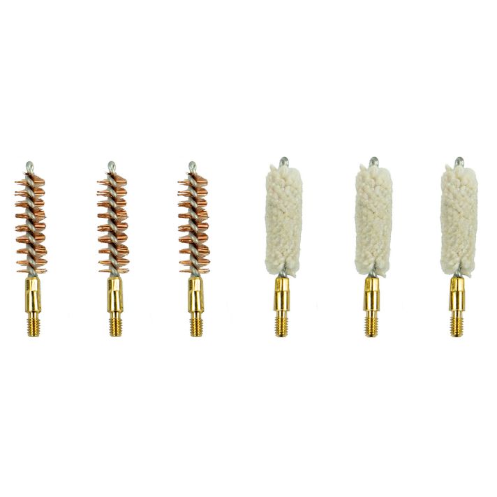 KleenBore 9-SET Handgun Brush & Mop Set .38/ .357/ 9mm #8-32 Thread