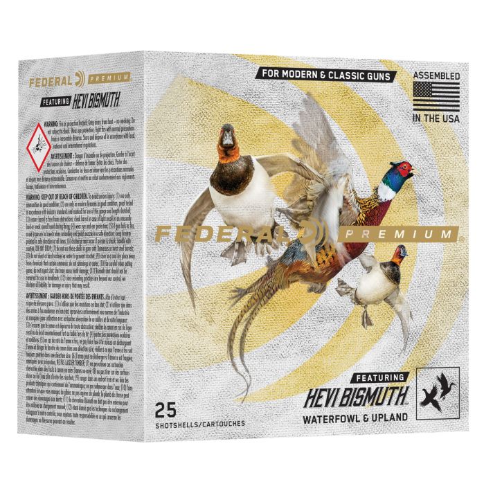 Federal PHBX1383 Premium HEVI-Bismuth 12Gauge 3" 1 3/8oz 3Shot 25 Per Box/10 Case