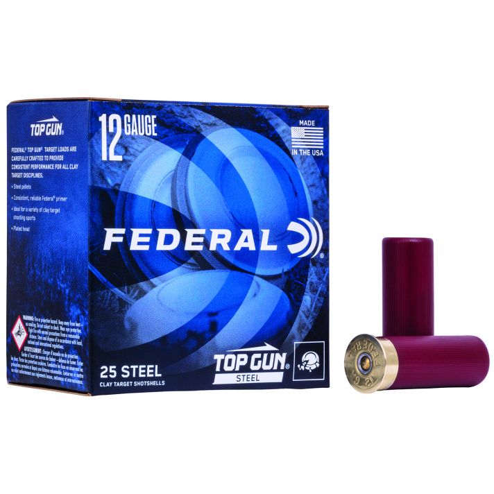 Federal TG1477 Top Gun Steel 12Gauge 2.75" 1 1/8oz 7Shot 25 Per Box/10 Case