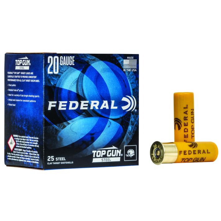 Federal TG2517 Top Gun Steel 20Gauge 2.75" 7/8oz 7Shot 25 Per Box/10 Case