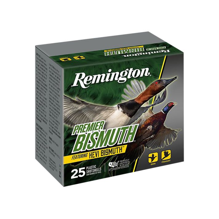 Remington Ammunition R20505 Premier Bismuth12Gauge 2.75" 1 1/4oz 5Shot 25 Per Box/10 Case