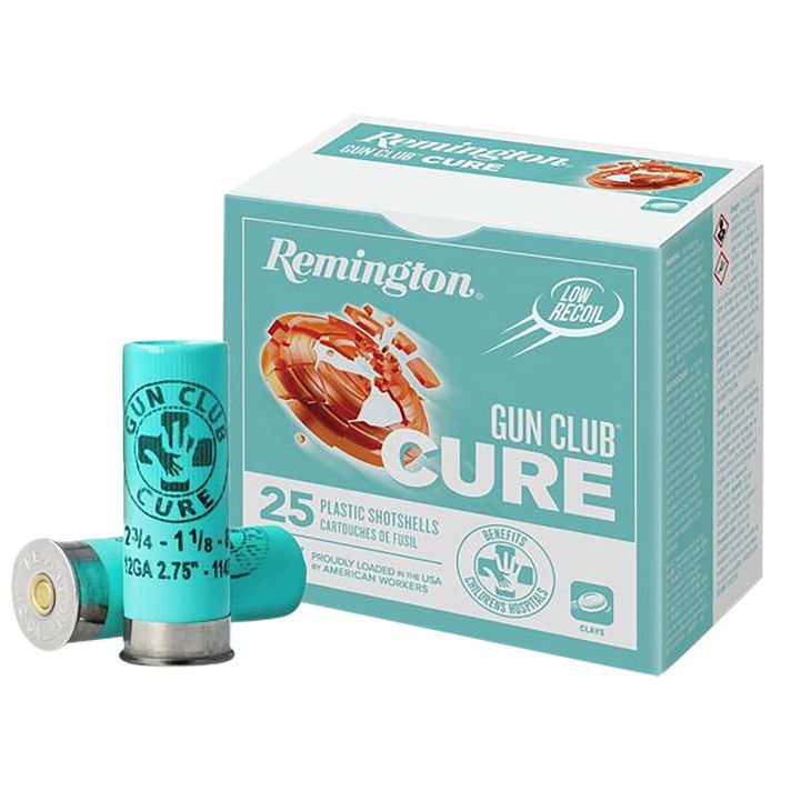 Remington Ammunition R20031 Gun Club Cure 12 Gauge 2.75" 1 1/8 oz 8 Shot 25 Per Box/ 10 Cs