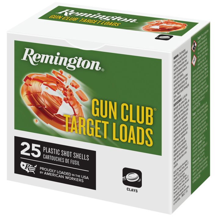 Remington Ammunition R20035 Gun Club12Gauge 2.75" 1oz 7.5Shot 25 Per Box/10 Case