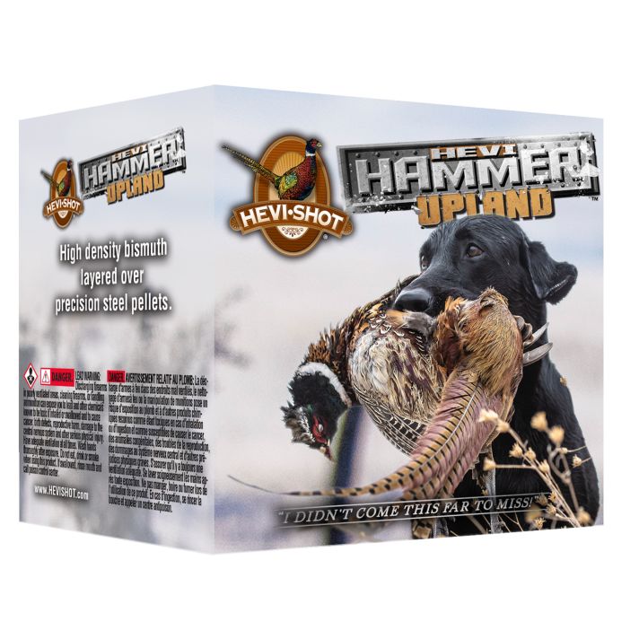 HEVI-Shot HS29105 HEVI-Hammer Upland 12Gauge 2.75" 1 1/4oz Steel/Bismuth 5Shot 25 Per Box/10 Case