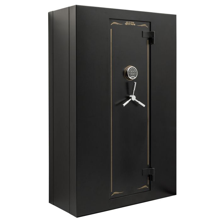 SnapSafe 75011 Modular Safe Super Titan Access Code/Key Entry Black 9 Gauge Steel Holds 24+ Long Guns
