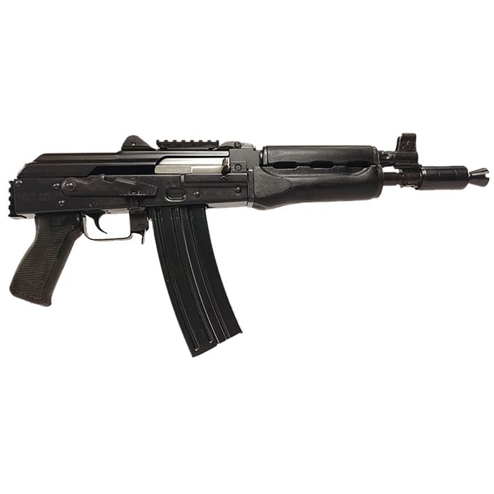Zastava Arms Usa ZP85556PA ZPAP855.56x45mm NATO 30+1 10" Black, Polymer Grip, Dark Wood Handgaurd, Stock Adapter, Muzzle Brake