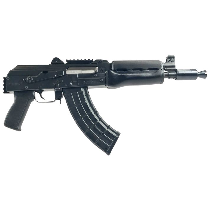 Zastava Arms Usa ZP92762PAM ZPAP927.62x39mm 30+1 10" Black, Polymer Grip, Dark Wood Handgaurd, Stock Adapter, Muzzle Brake