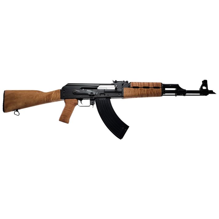 Zastava Arms Usa ZR7762LM ZPAPM707.62x39mm 30+1 16.30" Barrel, Black Barrel/Rec, Tiger Stripe Light Maple Grip & Fixed Stock