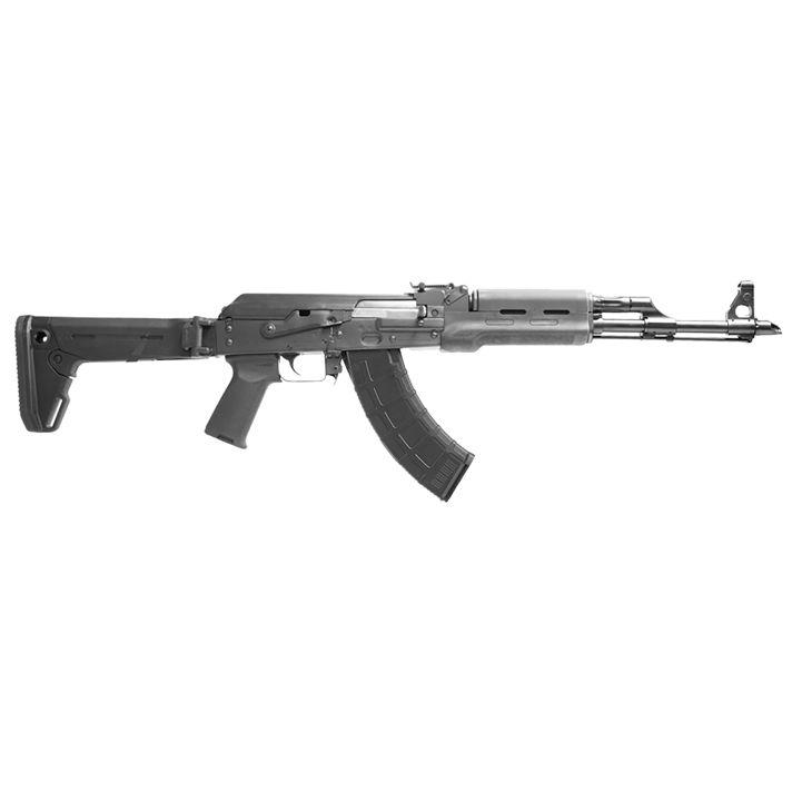 Zastava Arms Usa ZR7762MPF ZPAPM707.62x39mm 30+1 16.30" Black Chrome Lined Steel Barrel, Black Polymer Handguard, Black Synthetic MagpulZhukov Side Folder Stock, Black Magpul AK Grip