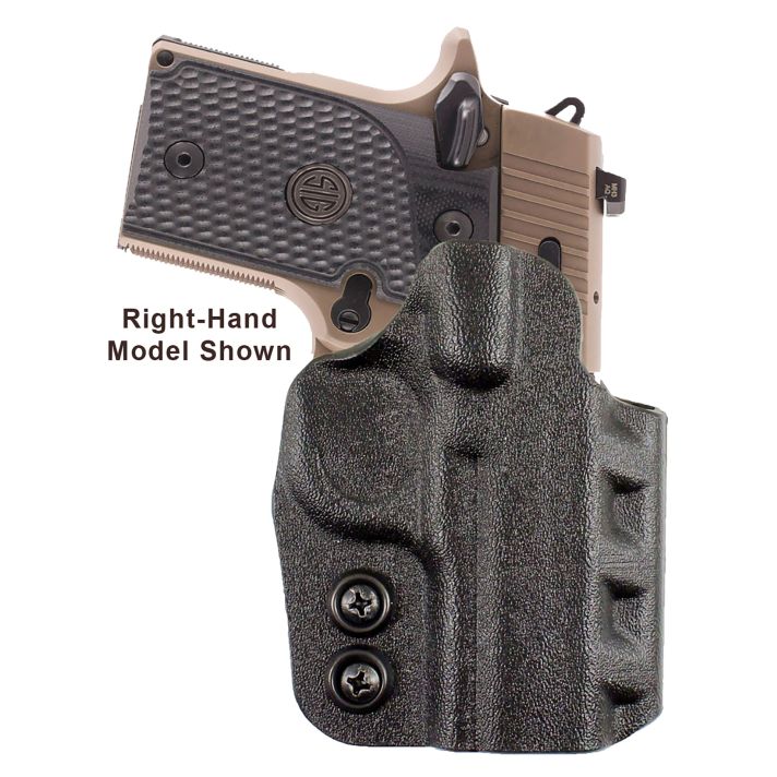 DeSantis Gunhide D94KB8WZ0 CazzutoOWB Black Kydex Paddle Fits Springfield Prodigy w/wo Red Dot Fits 4.25-5" Barrel Left Hand