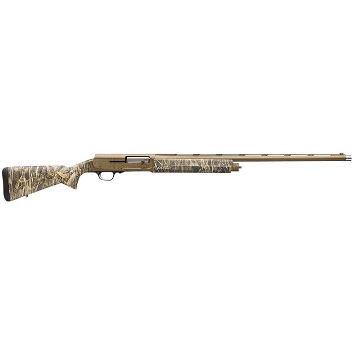 Browning 0119112004 A5 Wicked Wing 12 Gauge 3.5" 4, 2 3/4" Shells 28" Burnt Bronze Cerakote Barrel/Realtree Max-7 Synthetic Stock, Fiber Optic Sight